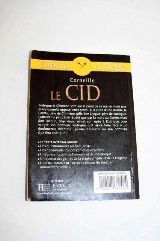El Cid de Corneille, Bibliocollège Hachette – photo 2